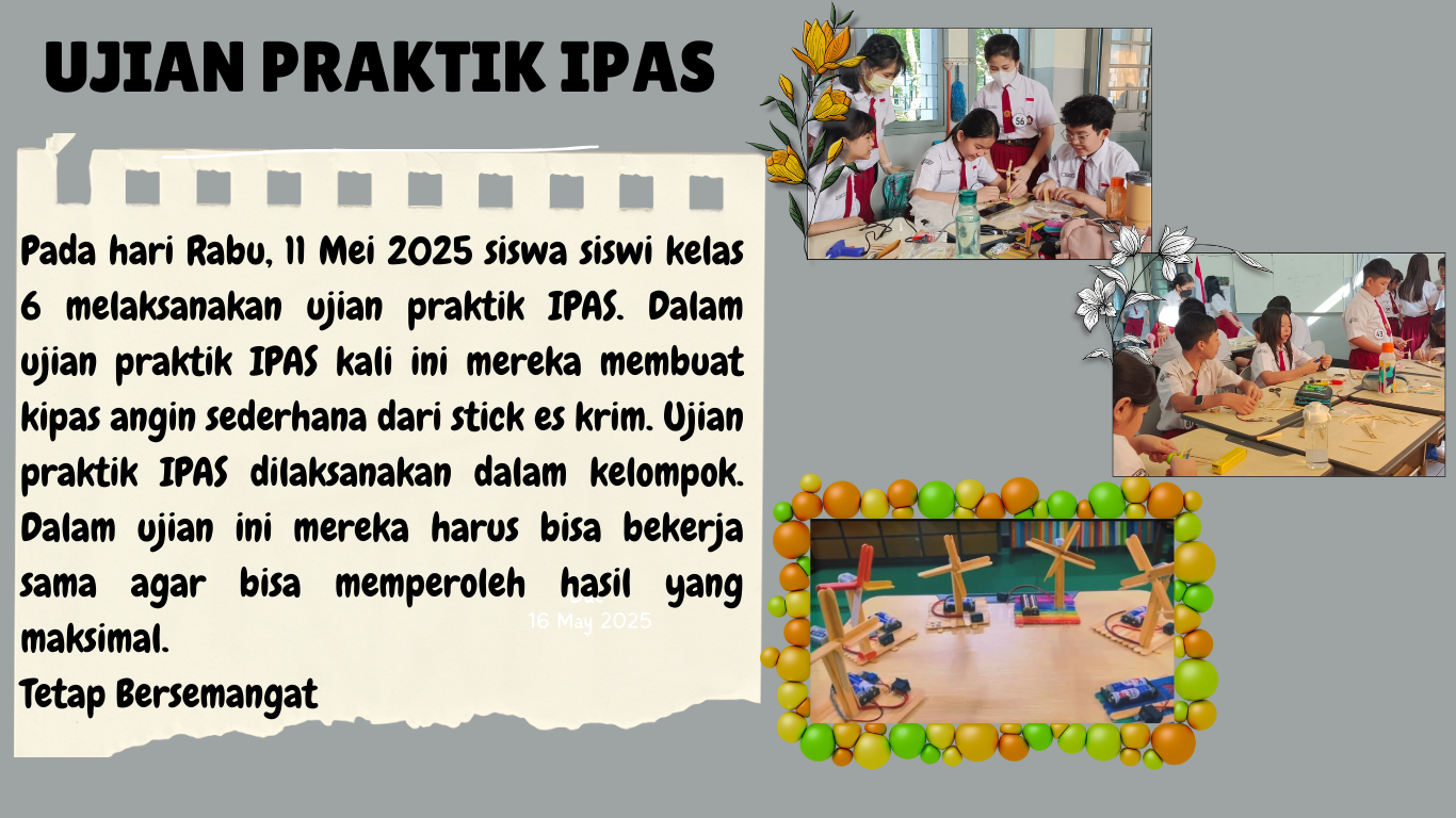 UJIAN PRAKTIK IPAS