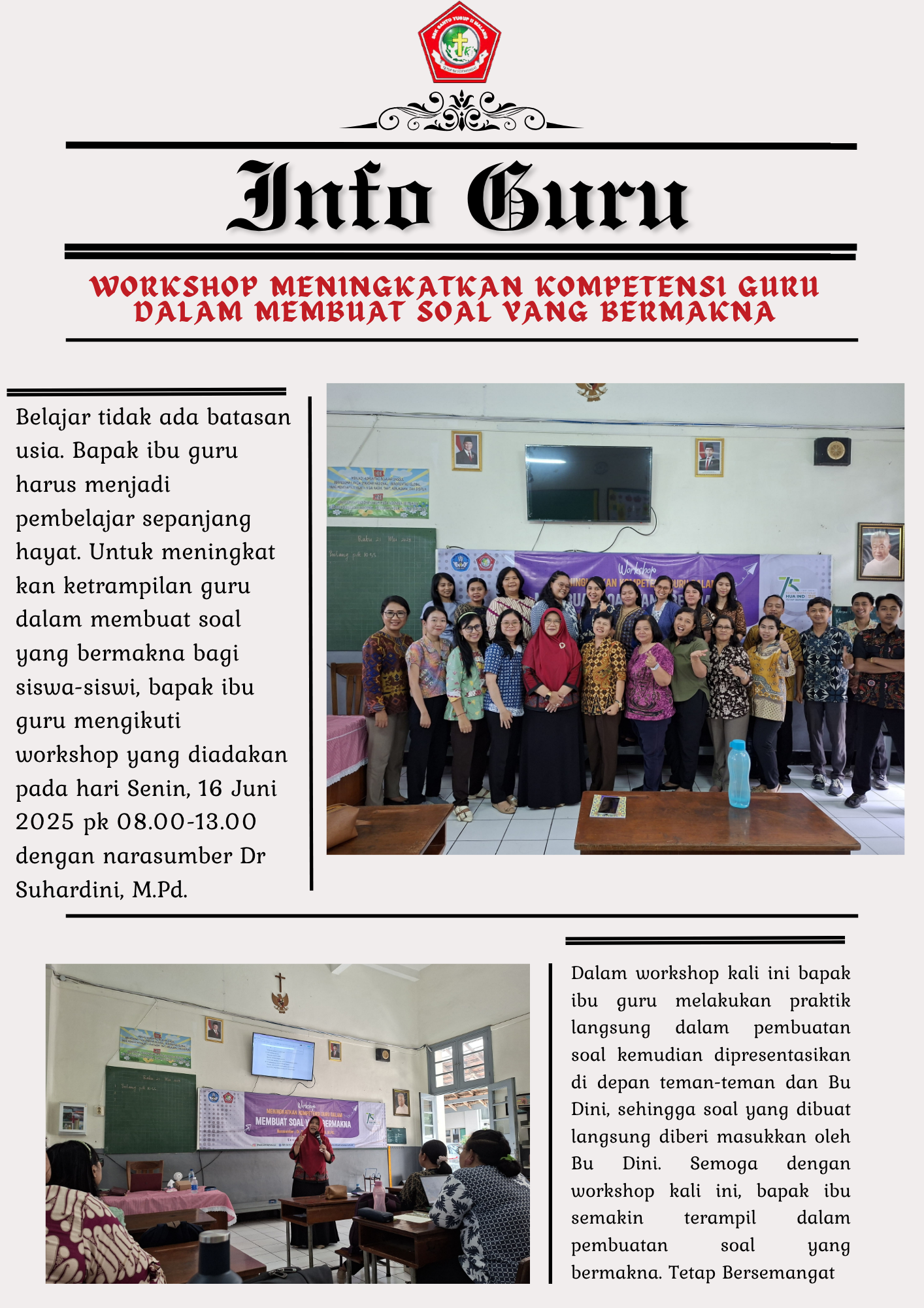 Cream Vintage Breaking News A4 Document